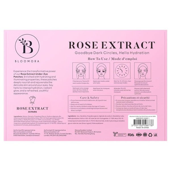 BLOOMORA Rose Eye Pad | Eye Pad with Niacinamide - TLC Gifting