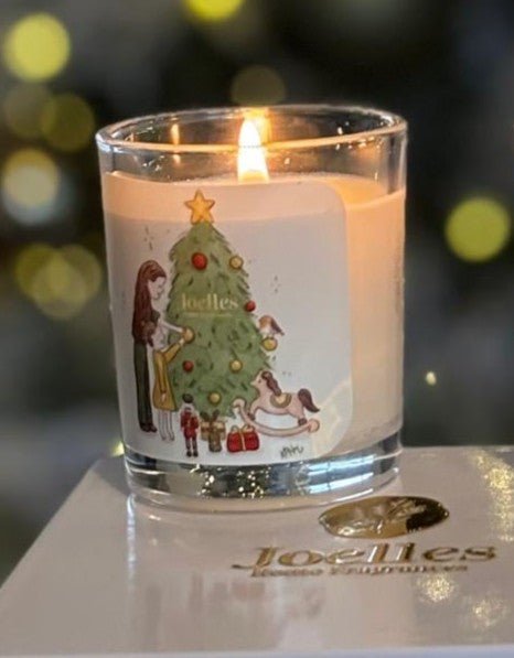 Christmas Tree Scene (Lemongrass & Ginger) Mini Candle - TLC Gifting