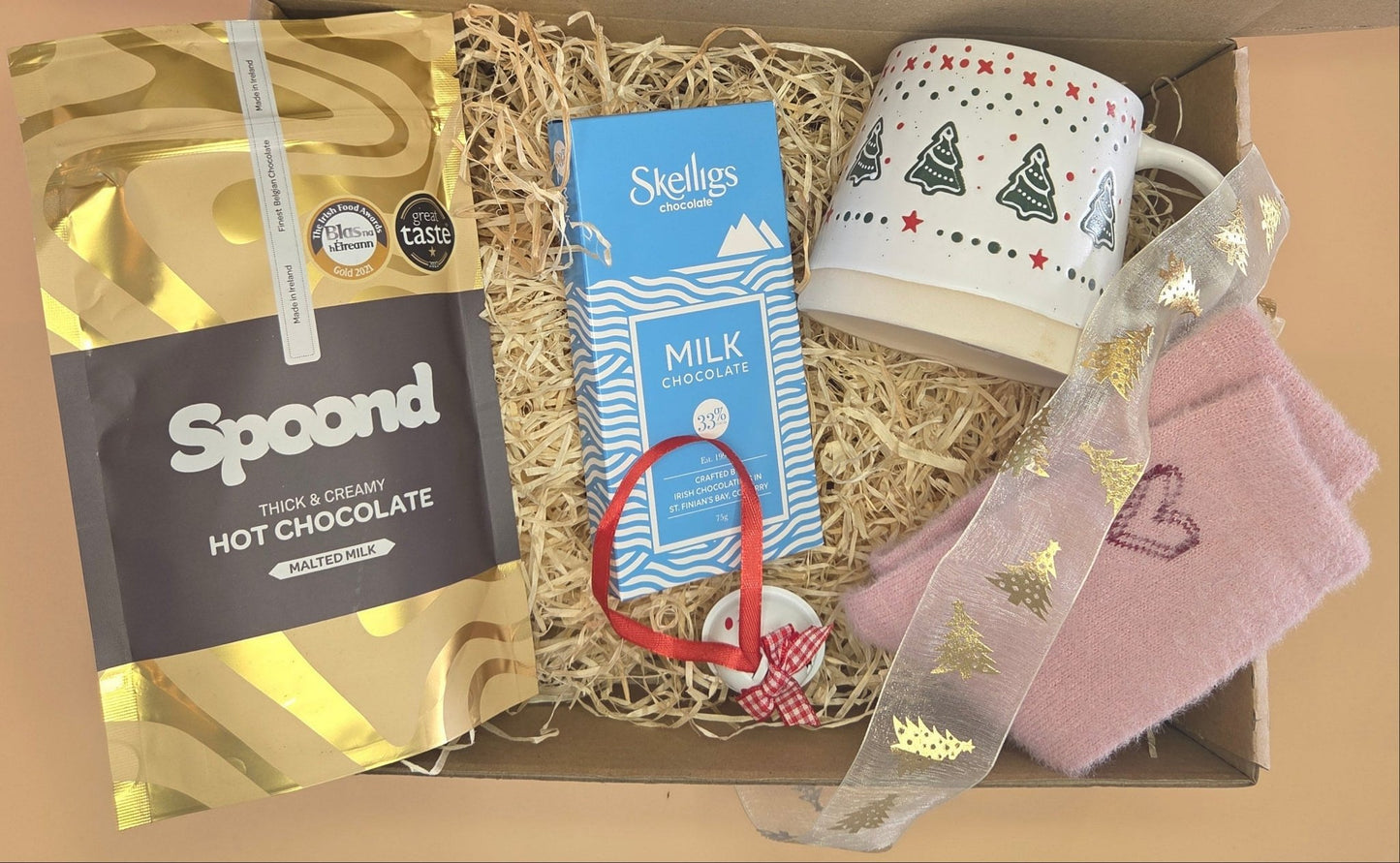 Hot Chocolate Treat Box | Cosy Christmas Gift Box - TLC Gifting