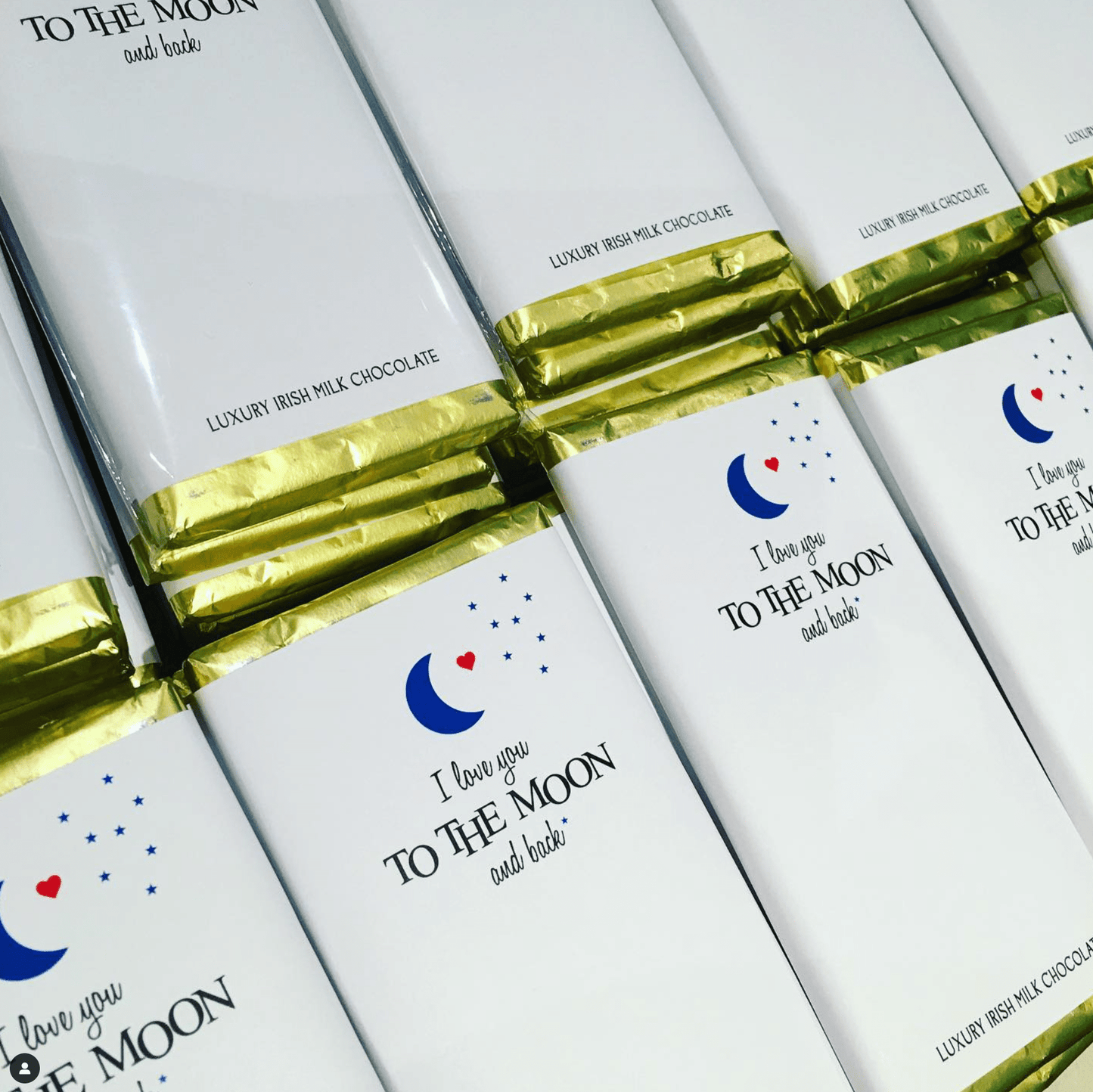 I Love You to the Moon and Back Chocolate Bar - TLC Gifting