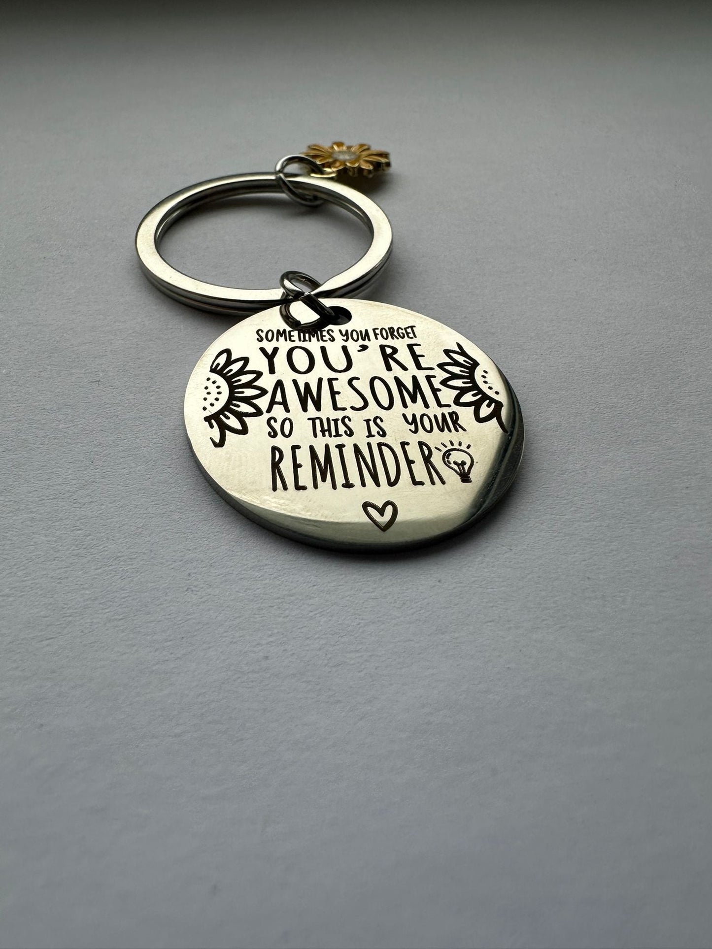 Inspirational Message Keyring - TLC Gifting