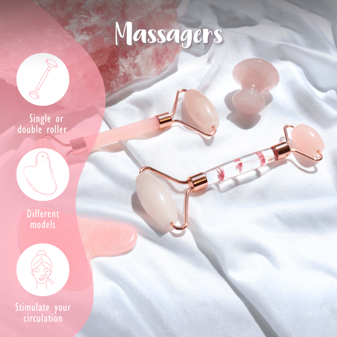 Jade Facial Roller | Crystal Face Massager Ireland - TLC Gifting