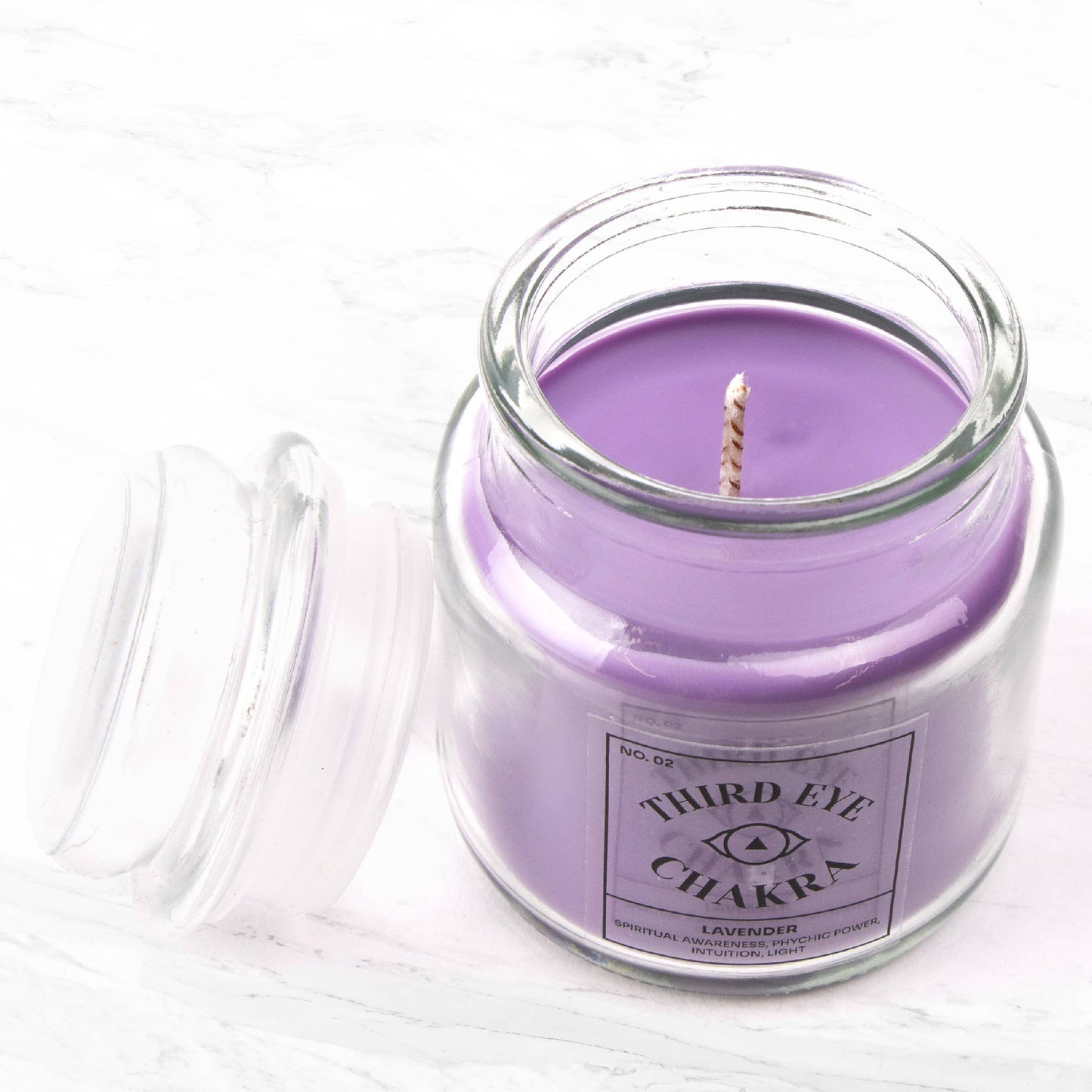 Lavender Chakra Soy Candle | Wellness Candle Ireland - TLC Gifting