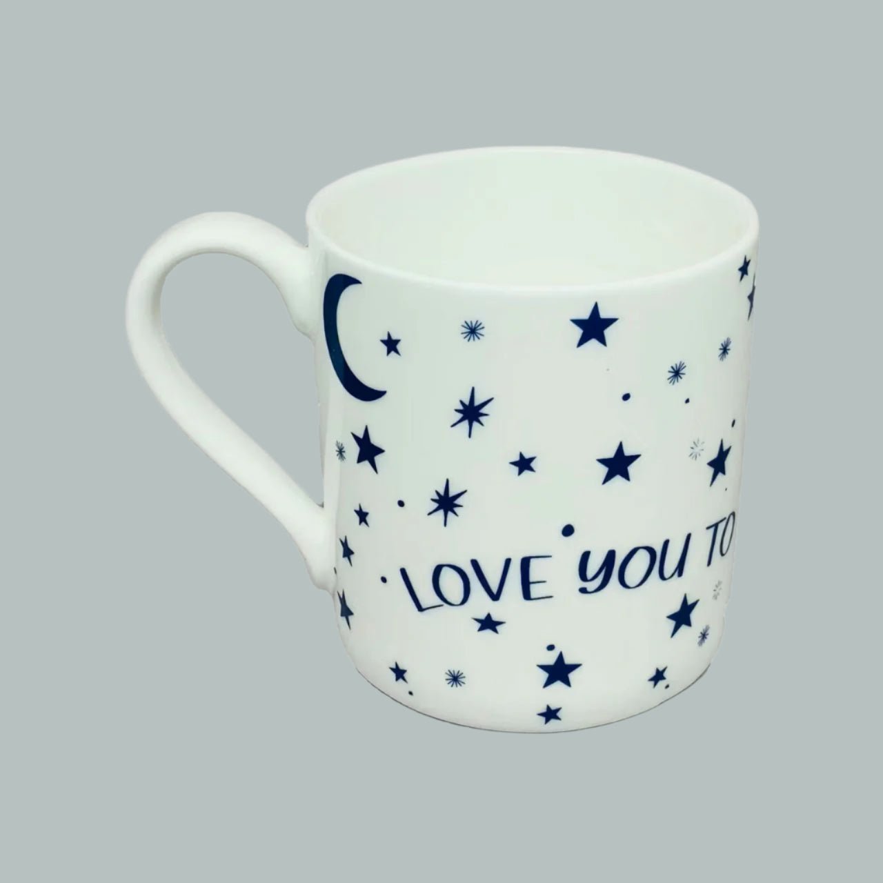 "Love You to the Moon and Back" Fine China Mug - TLC Gifting