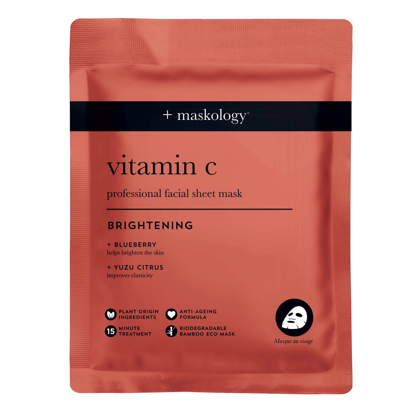 +maskology VITAMIN - C Professional Sheet Mask - TLC Gifting