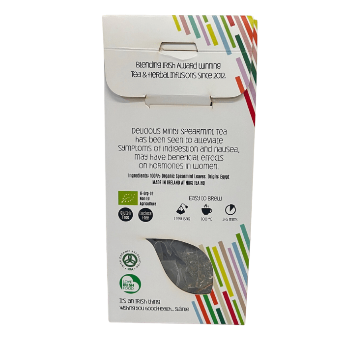 Organic Spearmint Tea Bags | Calming Herbal Tea - TLC Gifting