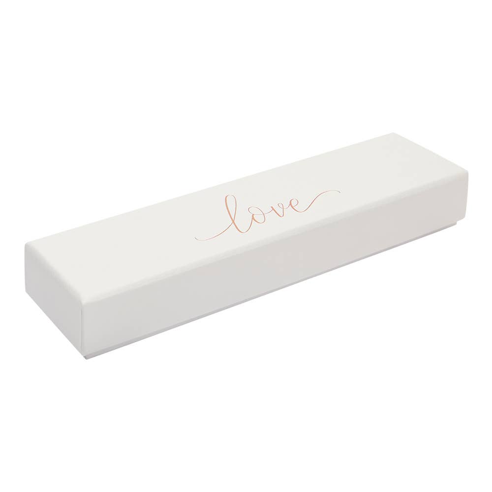 Pen in a box "Love" - Rose Gold Coloured - TLC Gifting