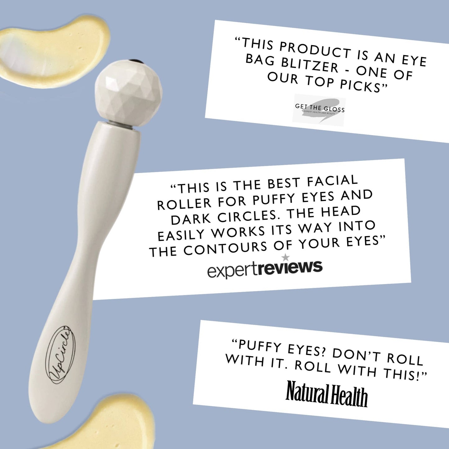 Plastic Free Eye Roller Massager - UpCircle - TLC Gifting