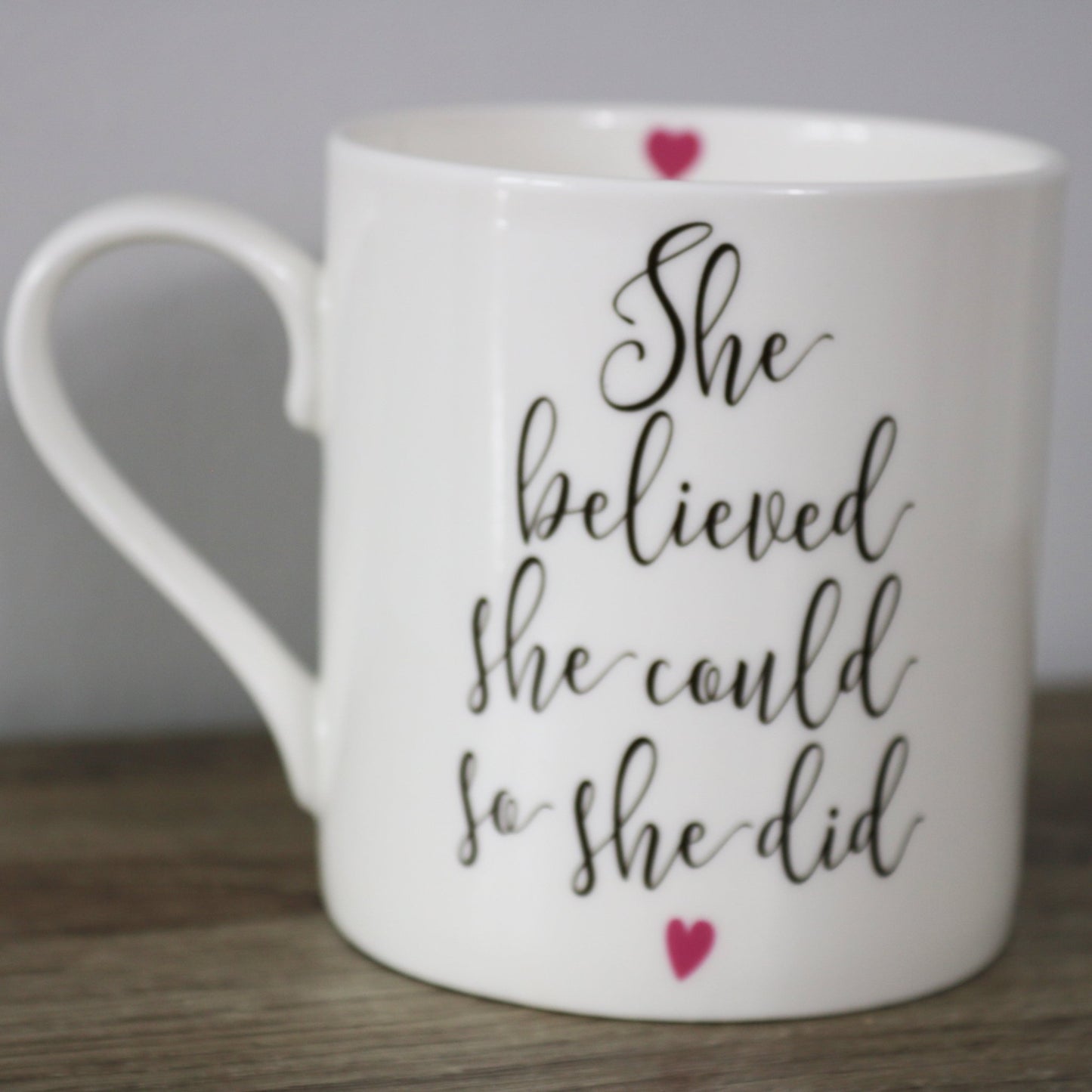 "She Believed She Could, So She Did" Mug - TLC Gifting