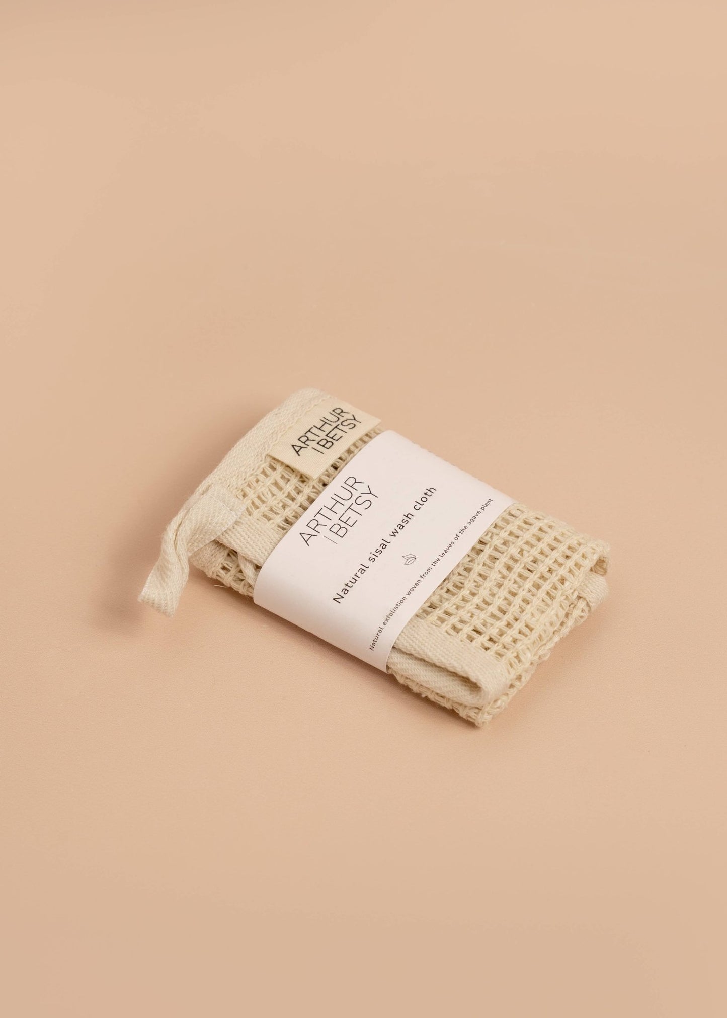 Natural sisal wash cloth