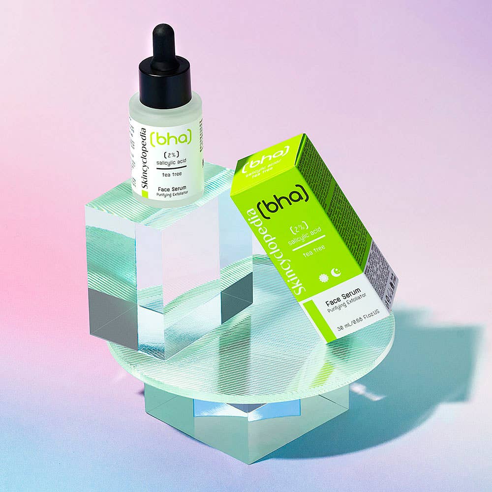 Skincyclopedia Exfoliating Treatment for Blemished Skin | Anti - Acne, Blackhead & Scar Serum - TLC Gifting