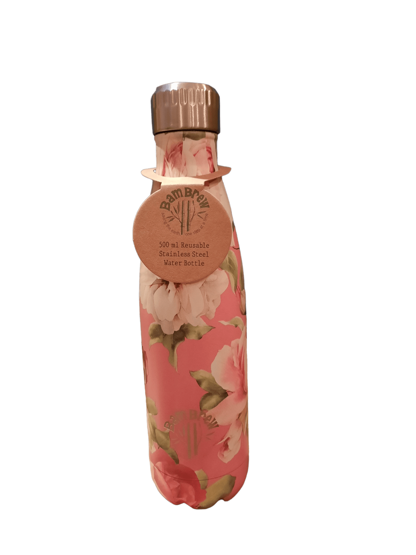 Stainless Steel Reusable Water Bottle – Roses – 500ml - TLC Gifting