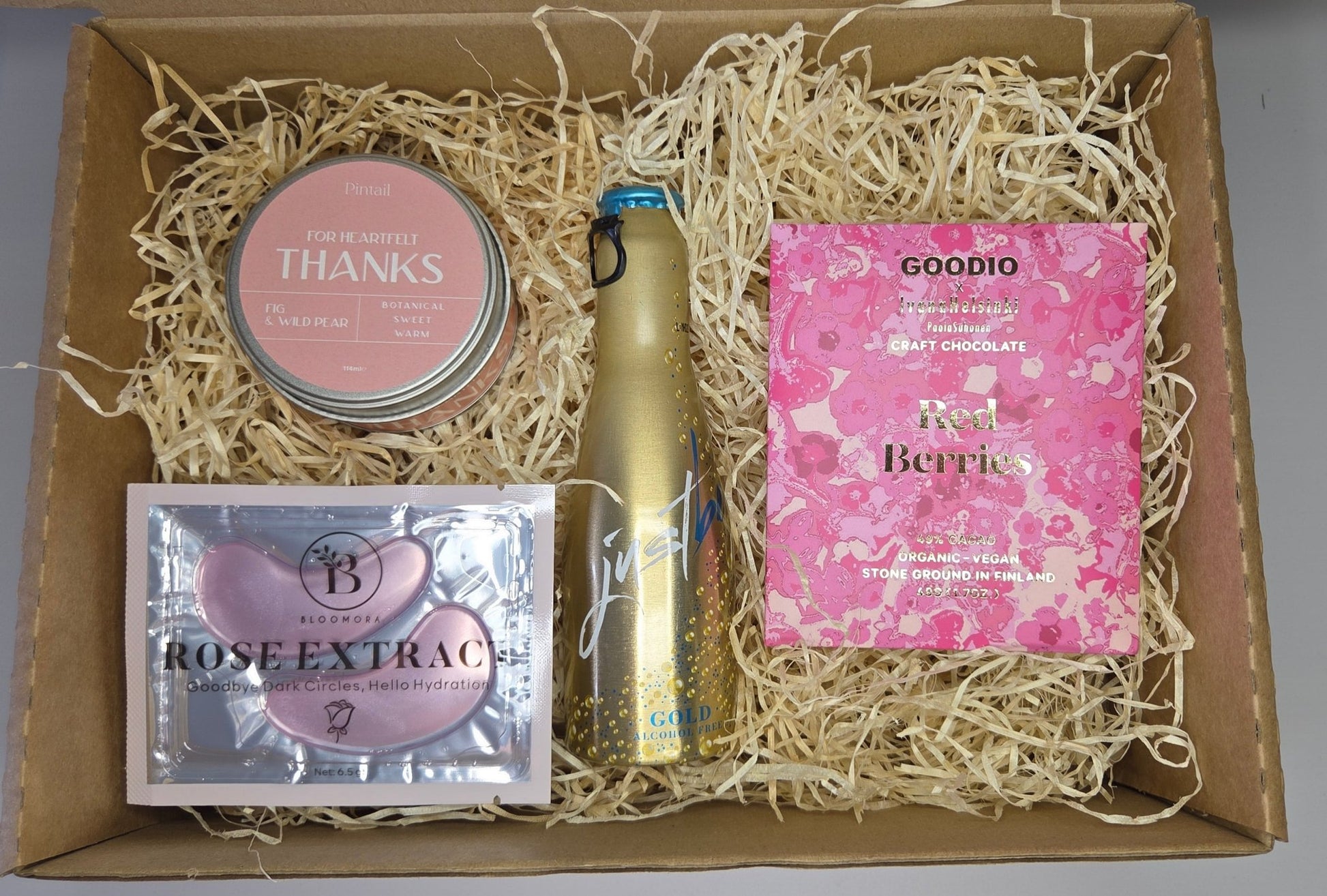 Thank You Gift Box | Non - Alcoholic Prosecco & Treats - TLC Gifting