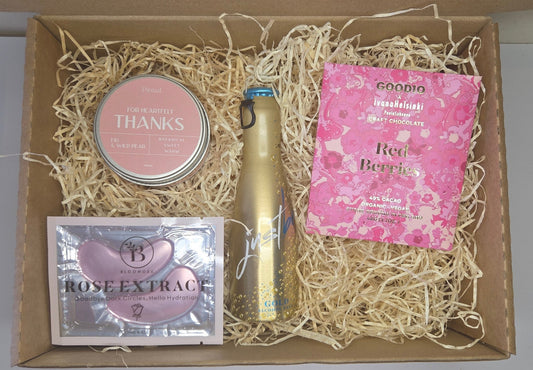 Thank You Gift Box | Non - Alcoholic Prosecco & Treats - TLC Gifting