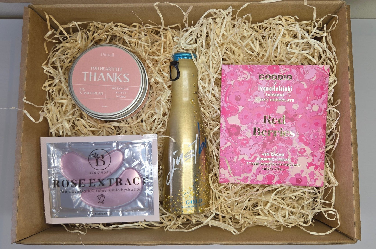 Thank You Gift Box | Non - Alcoholic Prosecco & Treats - TLC Gifting