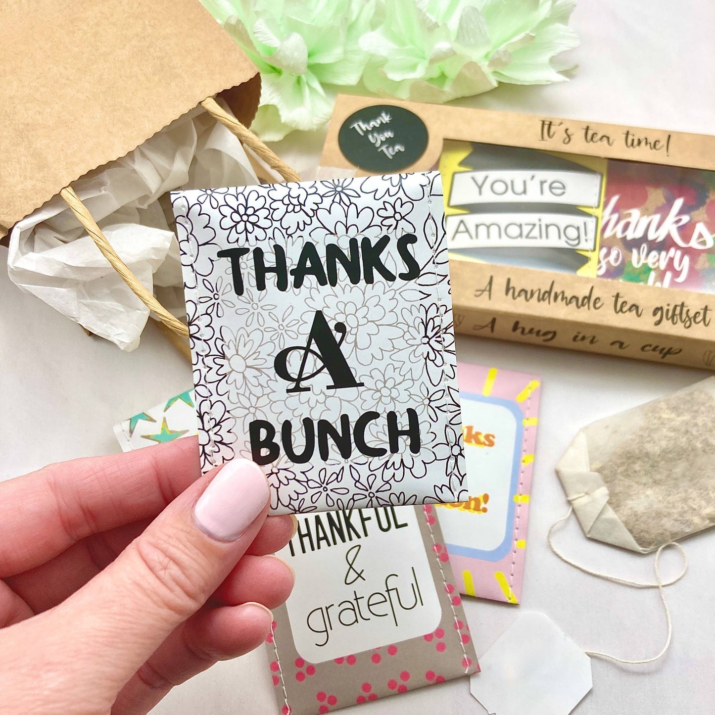 Thank You Gift: Tea Bag Box Set: English Breakfast Tea - TLC Gifting