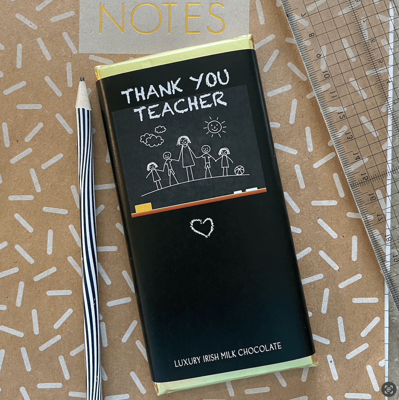 Thank You Teacher Chocolate Bar - TLC Gifting