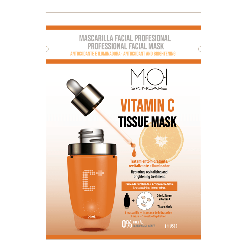 VITAMIN C TISSUE MASK moisturising face mask - TLC Gifting