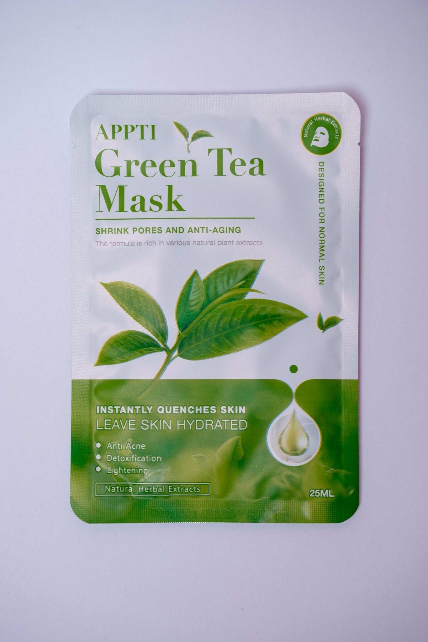 Appti Green Tea Face Mask - TLC Gifting