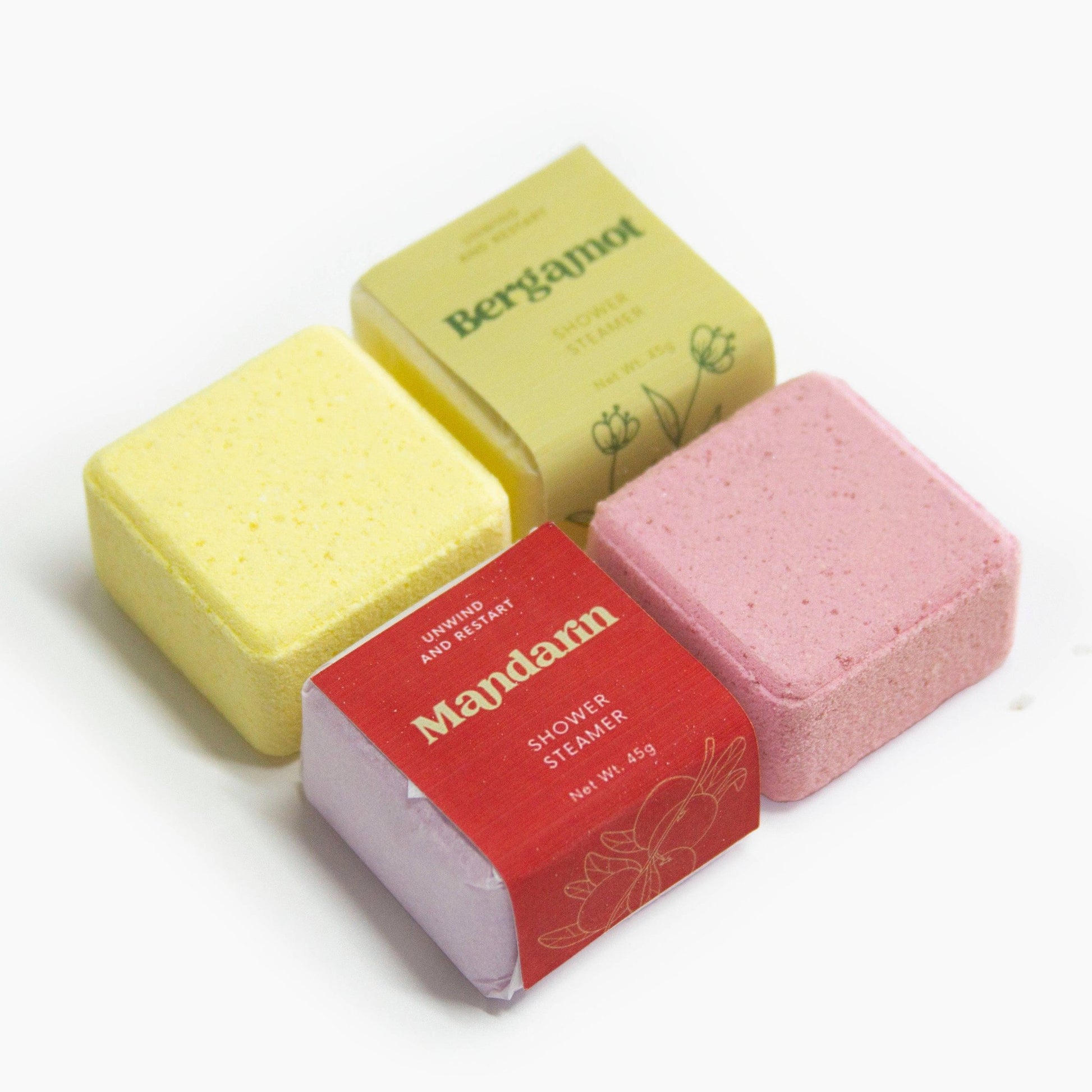 Bergamot & Mandarin Shower Steamers Set | Uplifting Shower Steamer - TLC Gifting