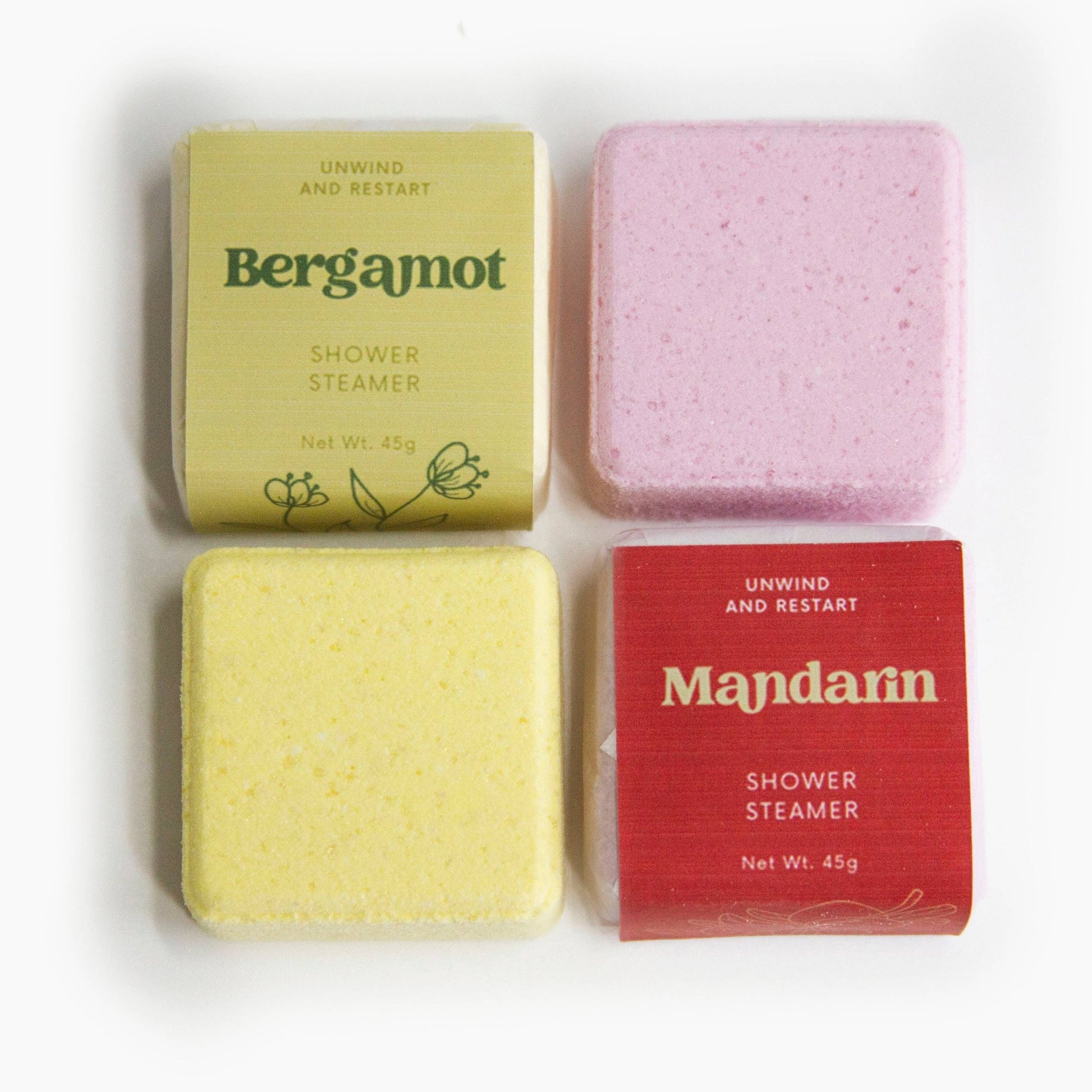 Bergamot & Mandarin Shower Steamers Set | Uplifting Shower Steamer - TLC Gifting