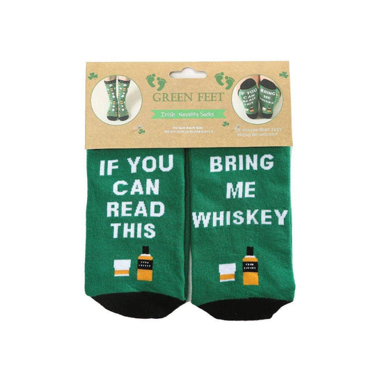 Bring Me Whiskey Novelty Socks | Adult Size - TLC Gifting