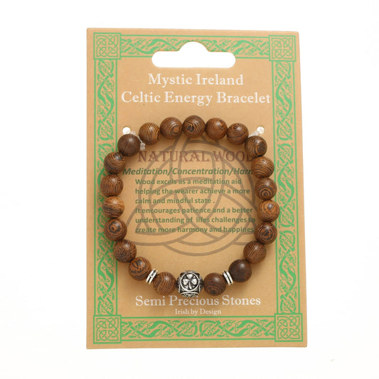 Celtic Design Wenge Wood Men’s Bracelet - TLC Gifting