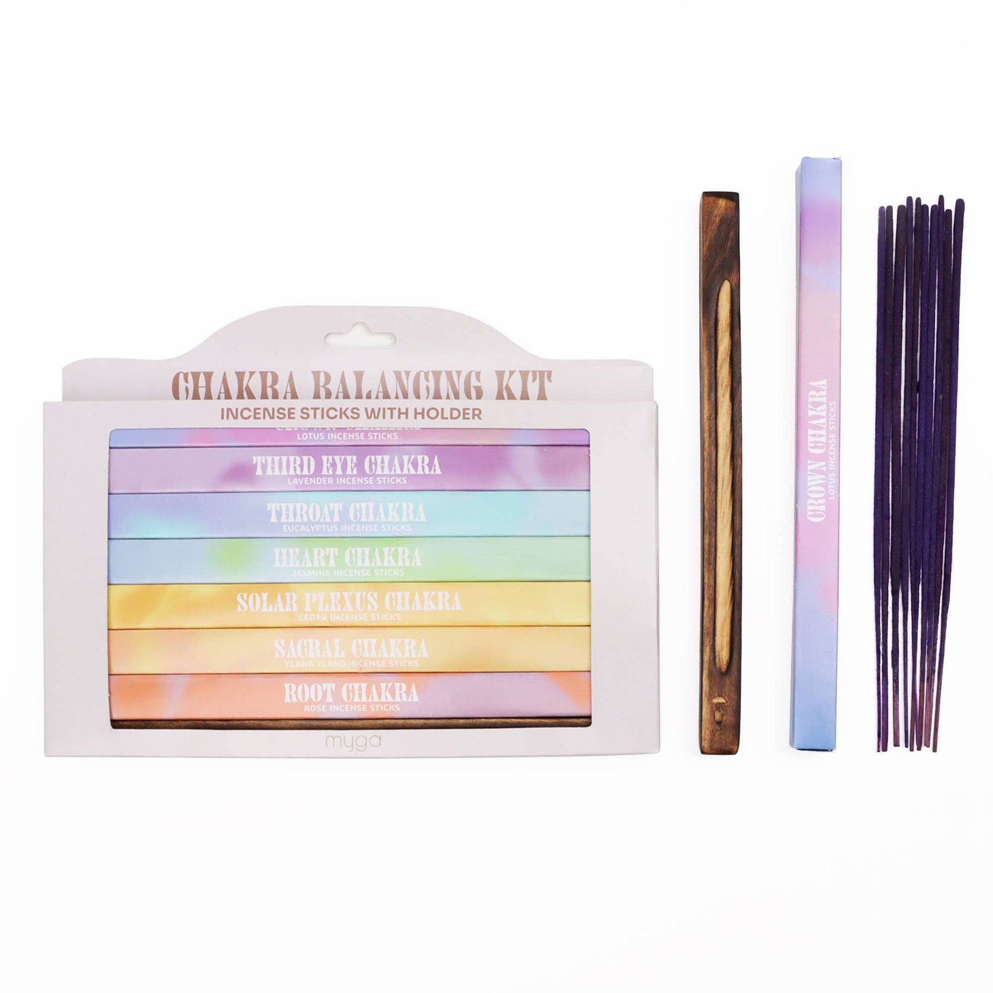 Chakra Incense Sticks Set | Relaxation & Meditation Gift Ireland - TLC Gifting