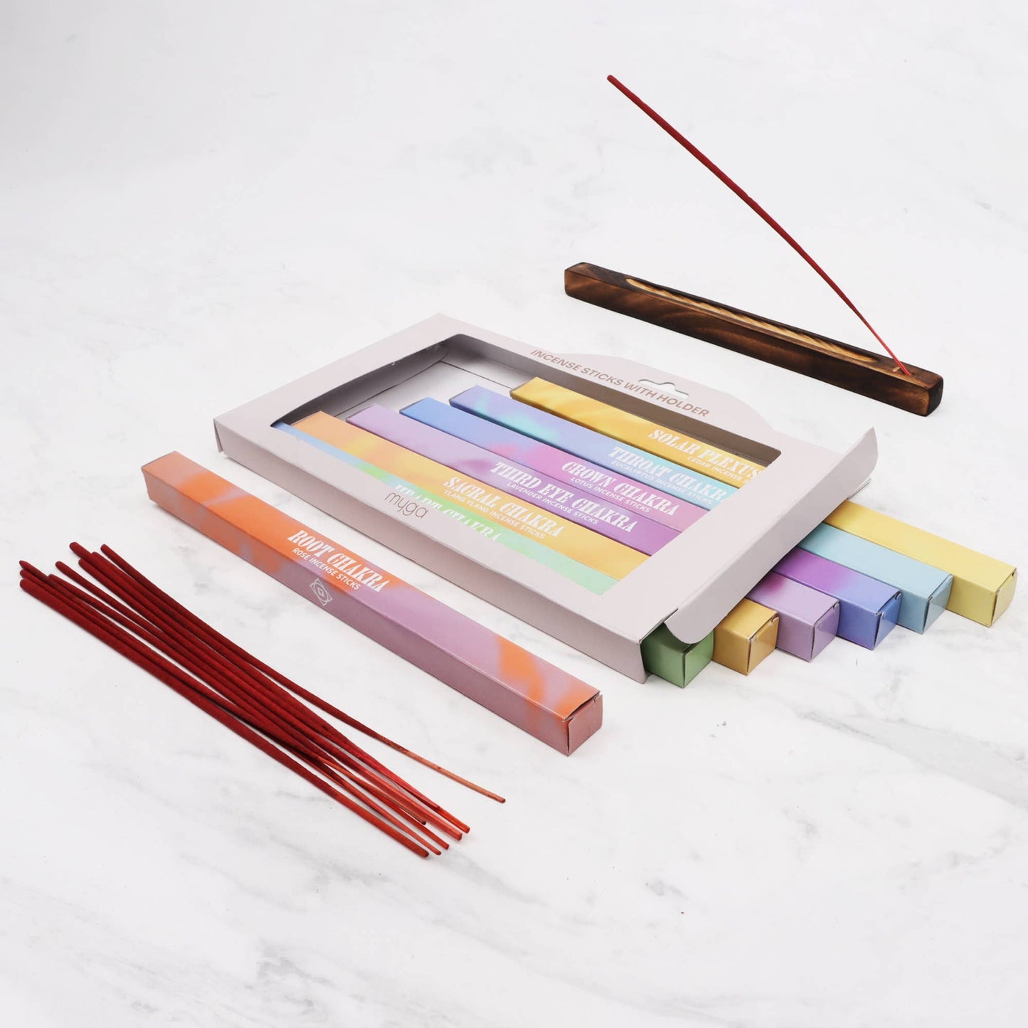 Chakra Incense Sticks Set | Relaxation & Meditation Gift Ireland - TLC Gifting