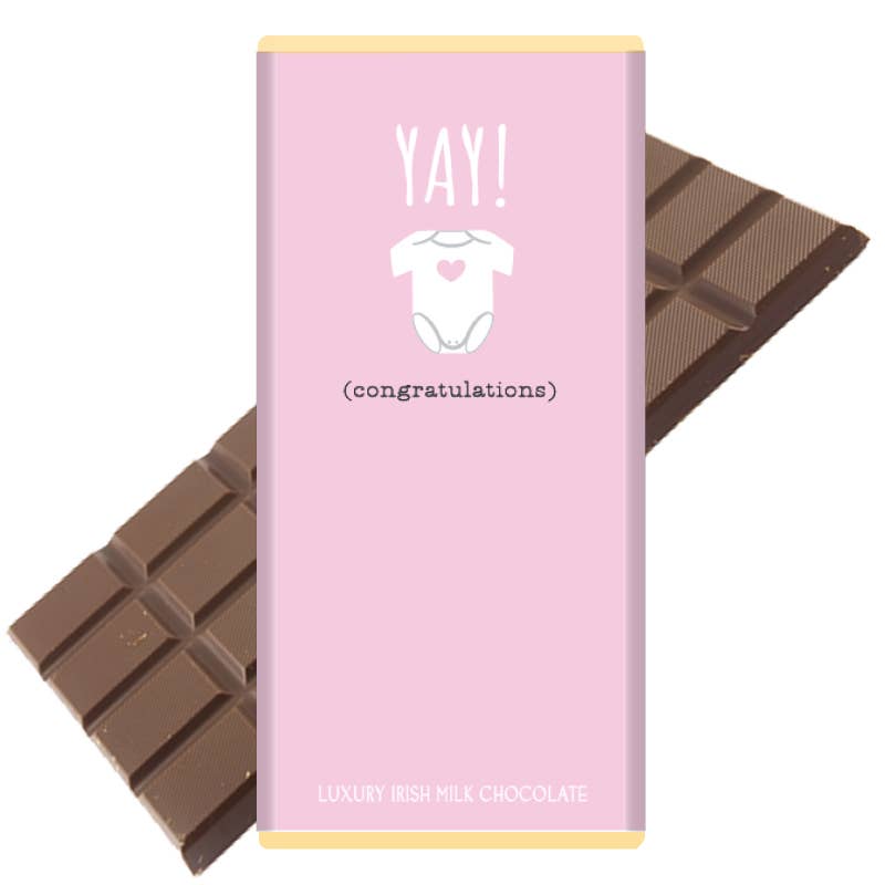 Chocolate Bar - YAY! Congratulations Pink - TLC Gifting