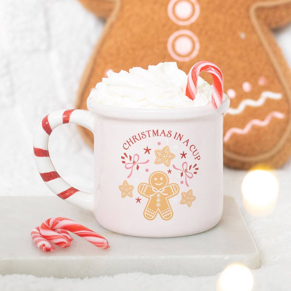 pink festive Christmas mug 480ml Ireland