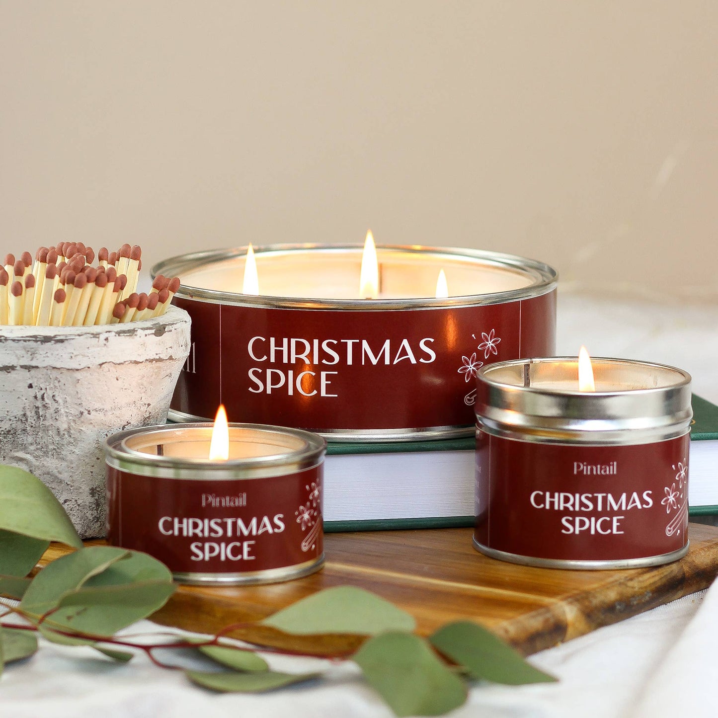 Christmas Spice Classic Tin Candle – Festive Home Fragrance - TLC Gifting