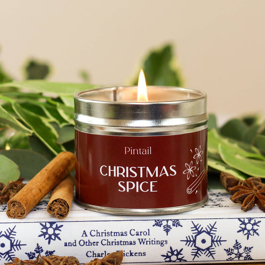 Christmas Spice Classic Tin Candle – Festive Home Fragrance - TLC Gifting