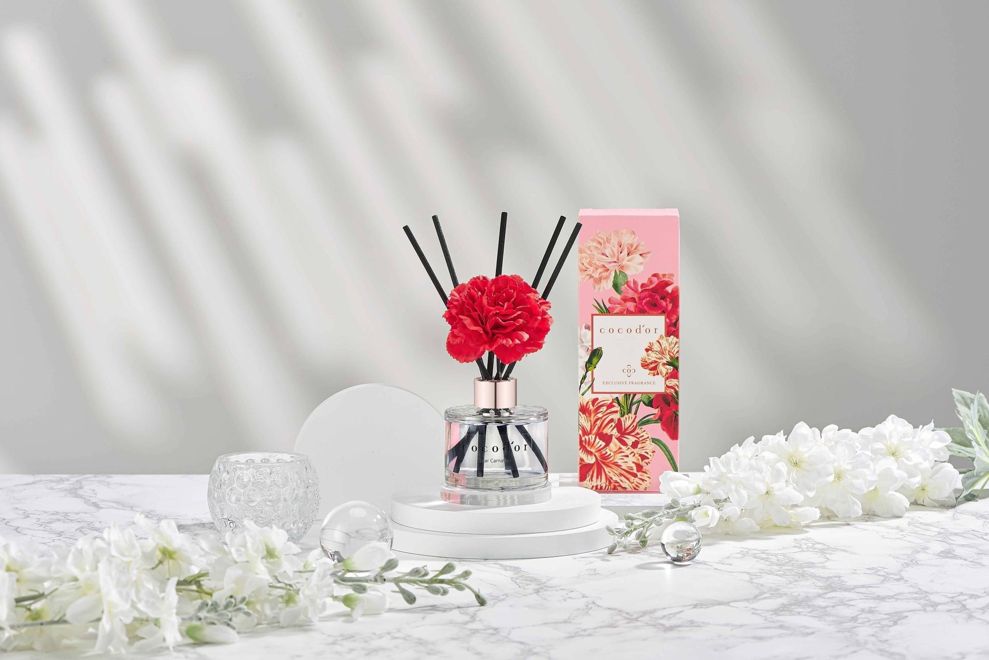 Cocodor Carnation Reed Diffuser White Musk | 120ml - TLC Gifting