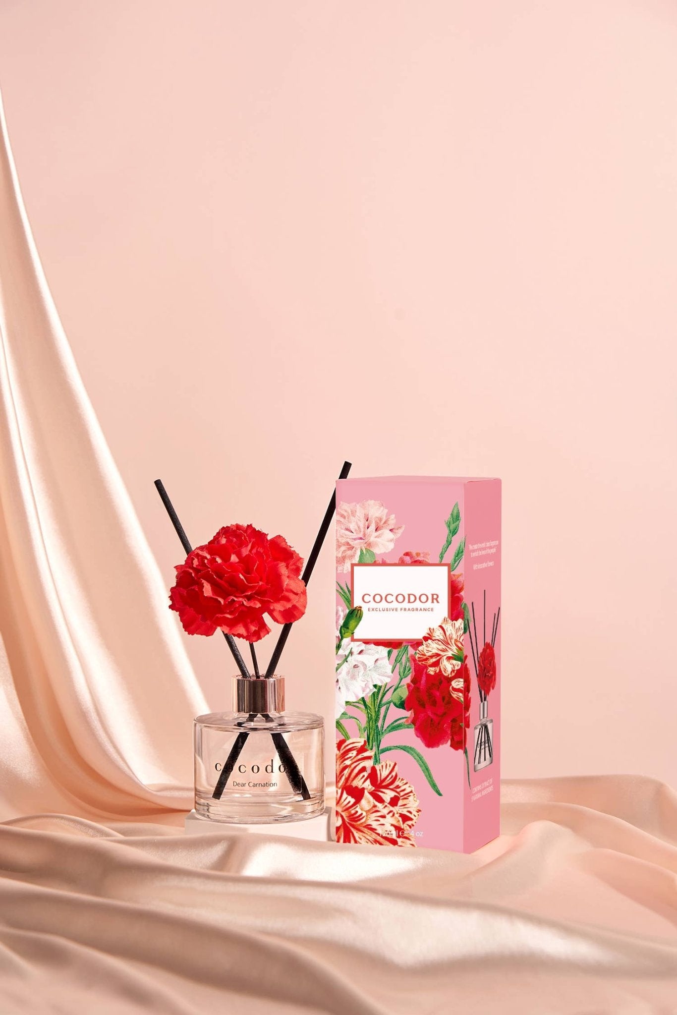 Cocodor Carnation Reed Diffuser White Musk | 120ml - TLC Gifting