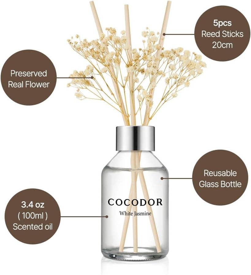 Cocodor Flower Diffuser 100ml (3.4oz) - Garden Lavender - TLC Gifting