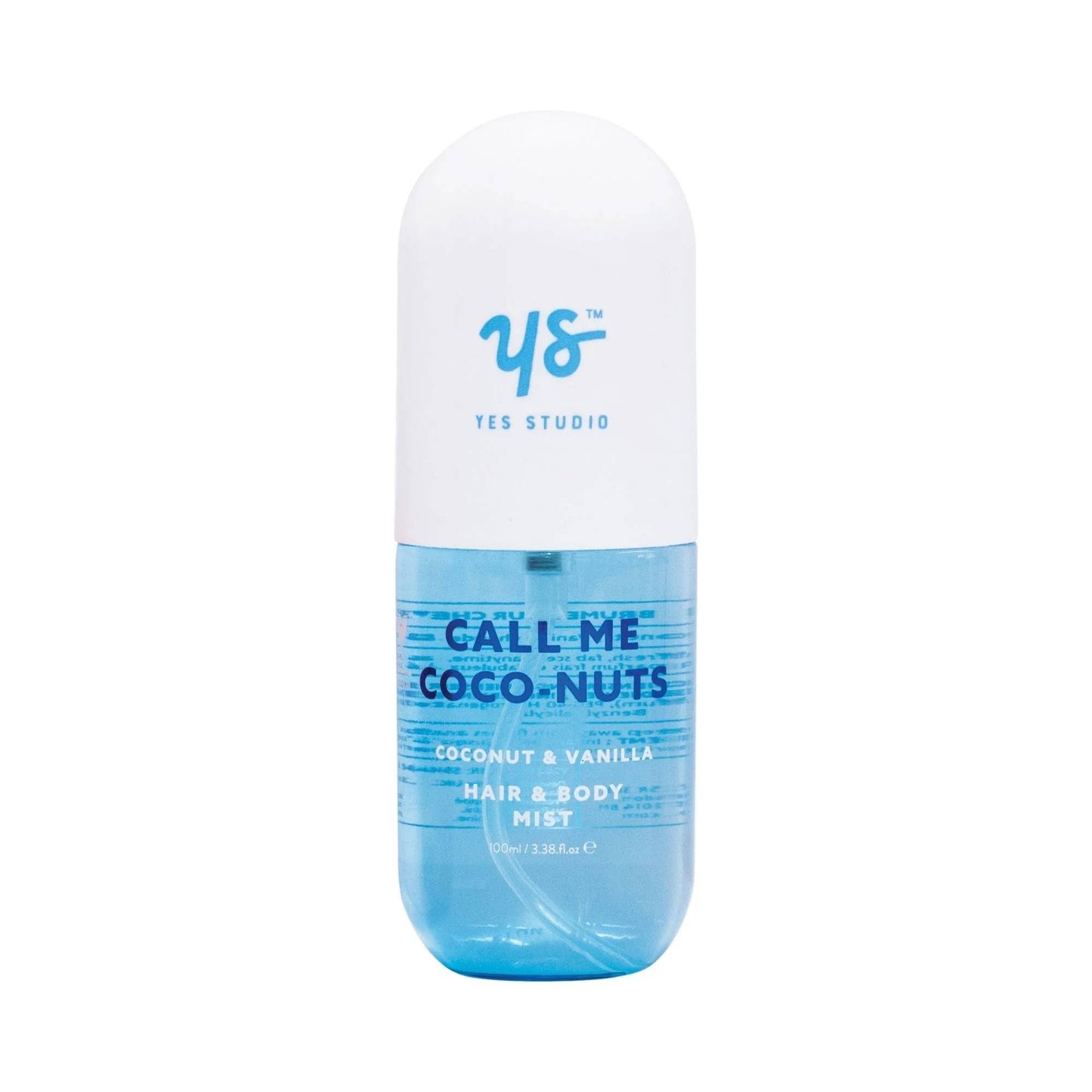 yes studio hair body mist coconut vanilla ireland