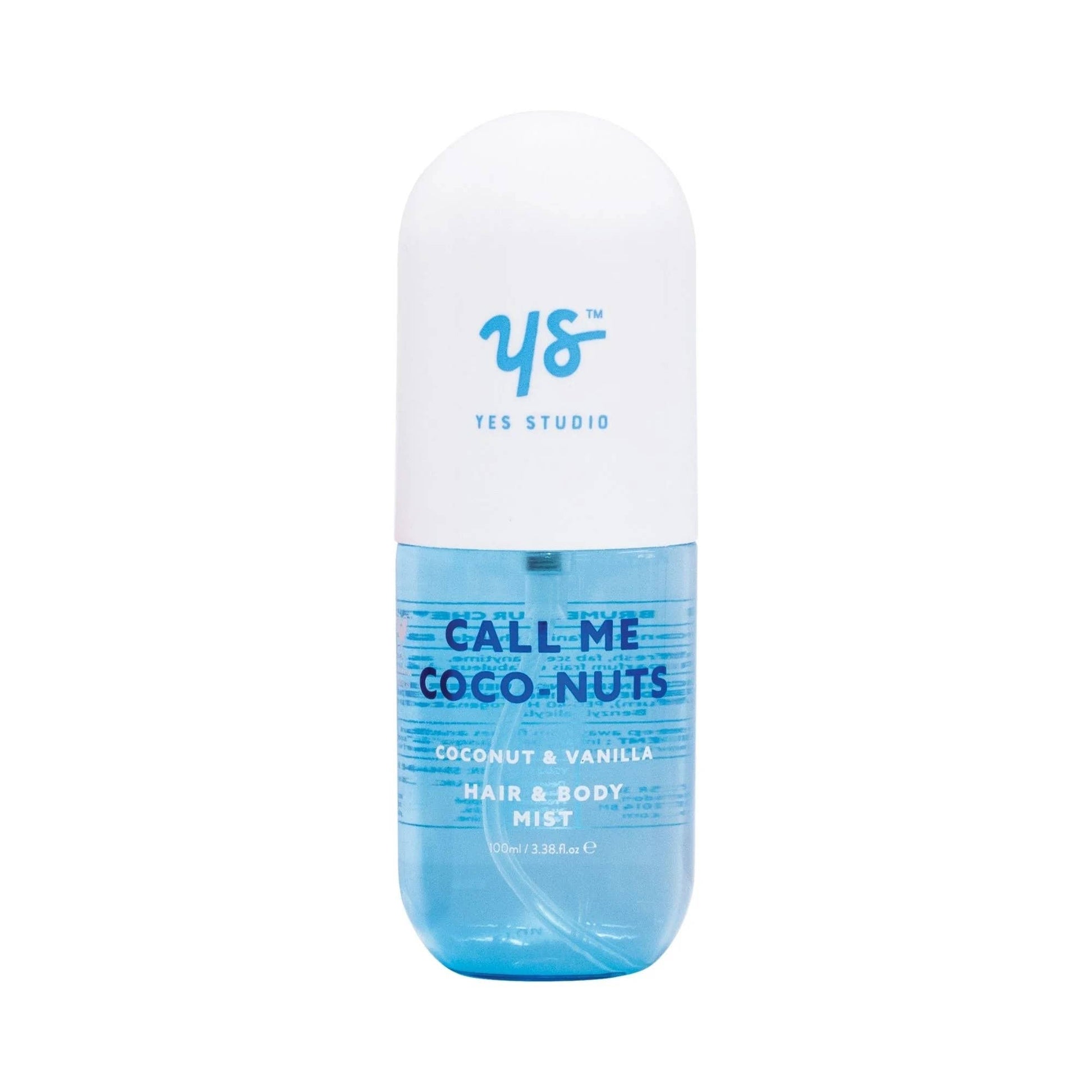 yes studio hair body mist coconut vanilla ireland