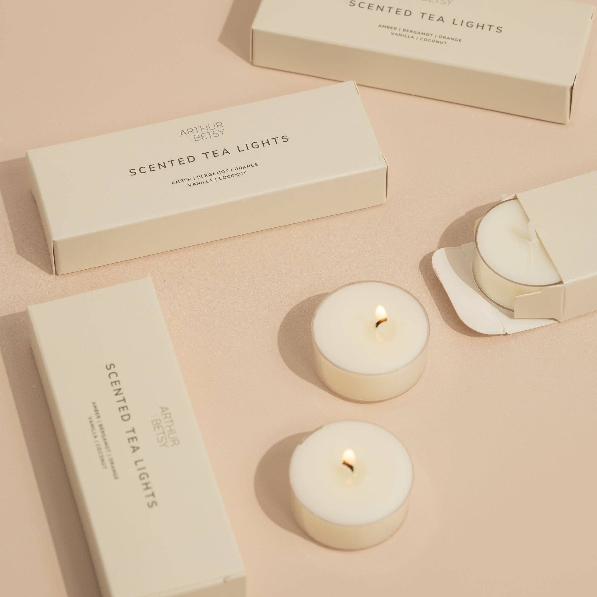 Coconut & Vanilla Tea Lights | Mini Scented Tea Lights Ireland - TLC Gifting