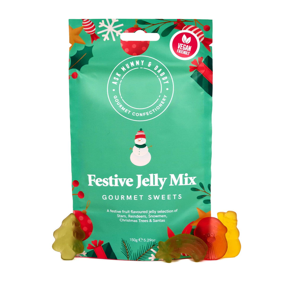 Festive Jelly Mix 150g Christmas sweets