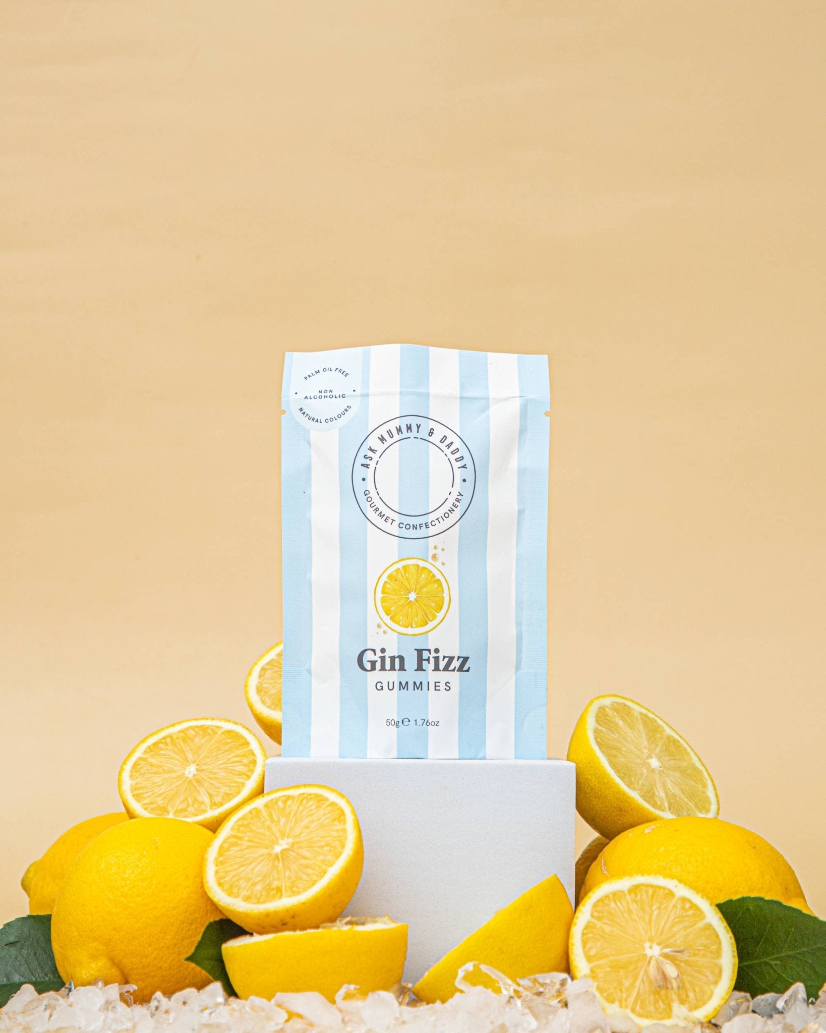 Gin Fizz Gummies 50g | Mini Gourmet Sweets Ireland - TLC Gifting