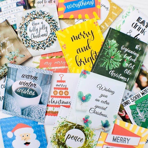 Handcrafted Christmas Tea Bags X 2 (assorted design) - TLC Gifting