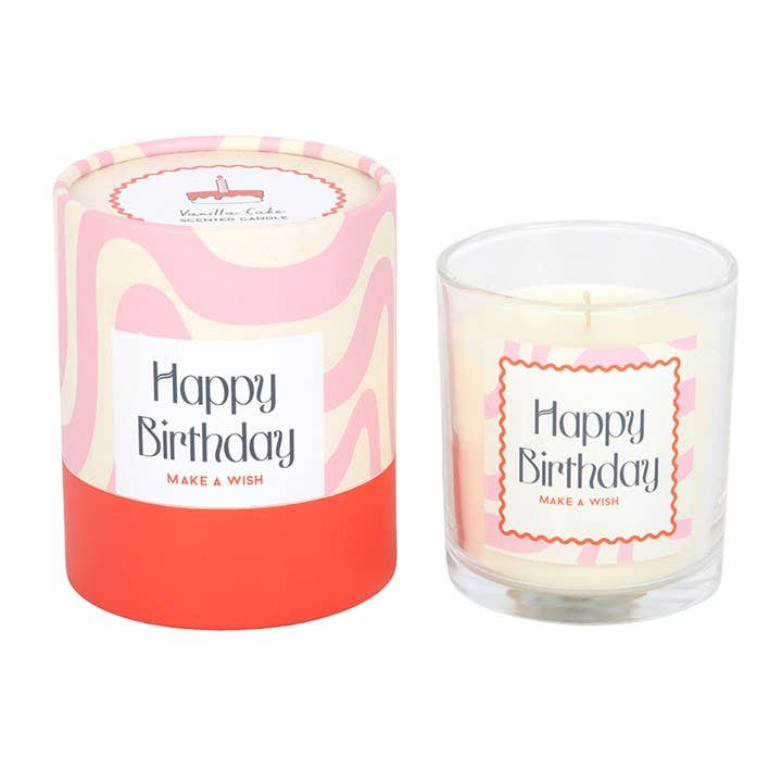 Happy Birthday Candle Vanilla Cake | Birthday Gift Ireland - TLC Gifting