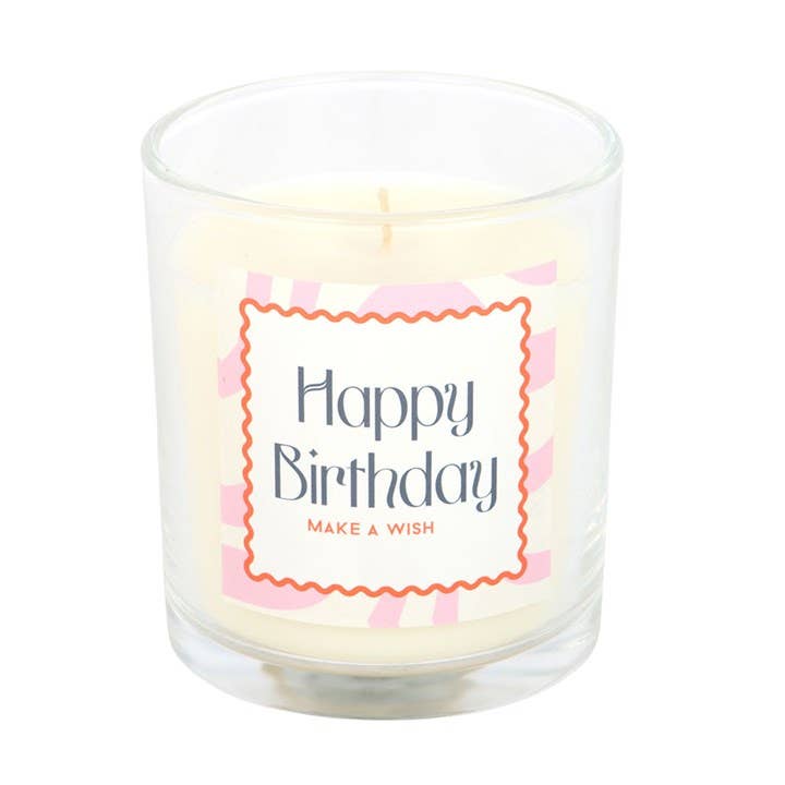 Happy Birthday Candle Vanilla Cake | Birthday Gift Ireland - TLC Gifting