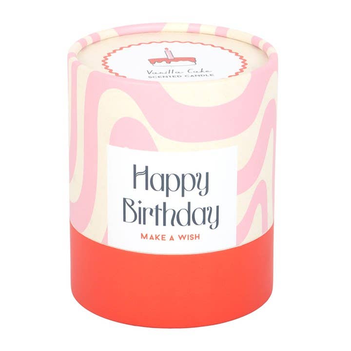 Happy Birthday Candle Vanilla Cake | Birthday Gift Ireland - TLC Gifting