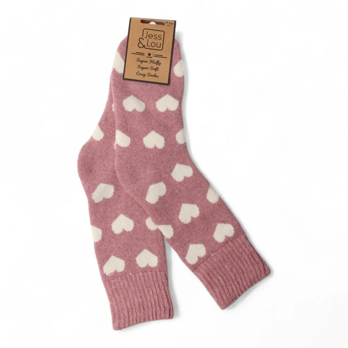 Happy Hearts ribbed socks Ireland