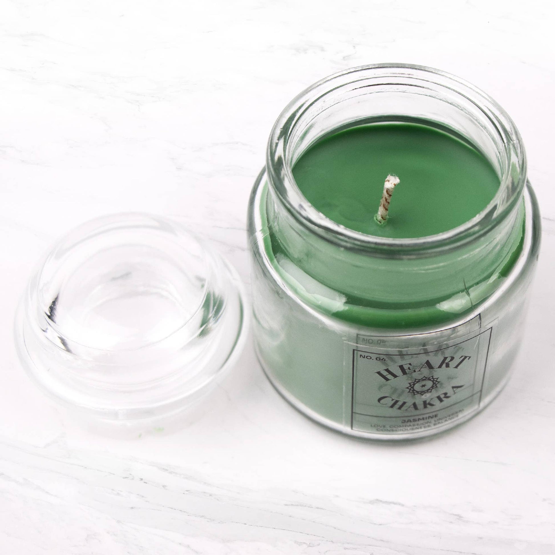 Heart Chakra Jasmine Candle | Soy Wax Candle Ireland - TLC Gifting