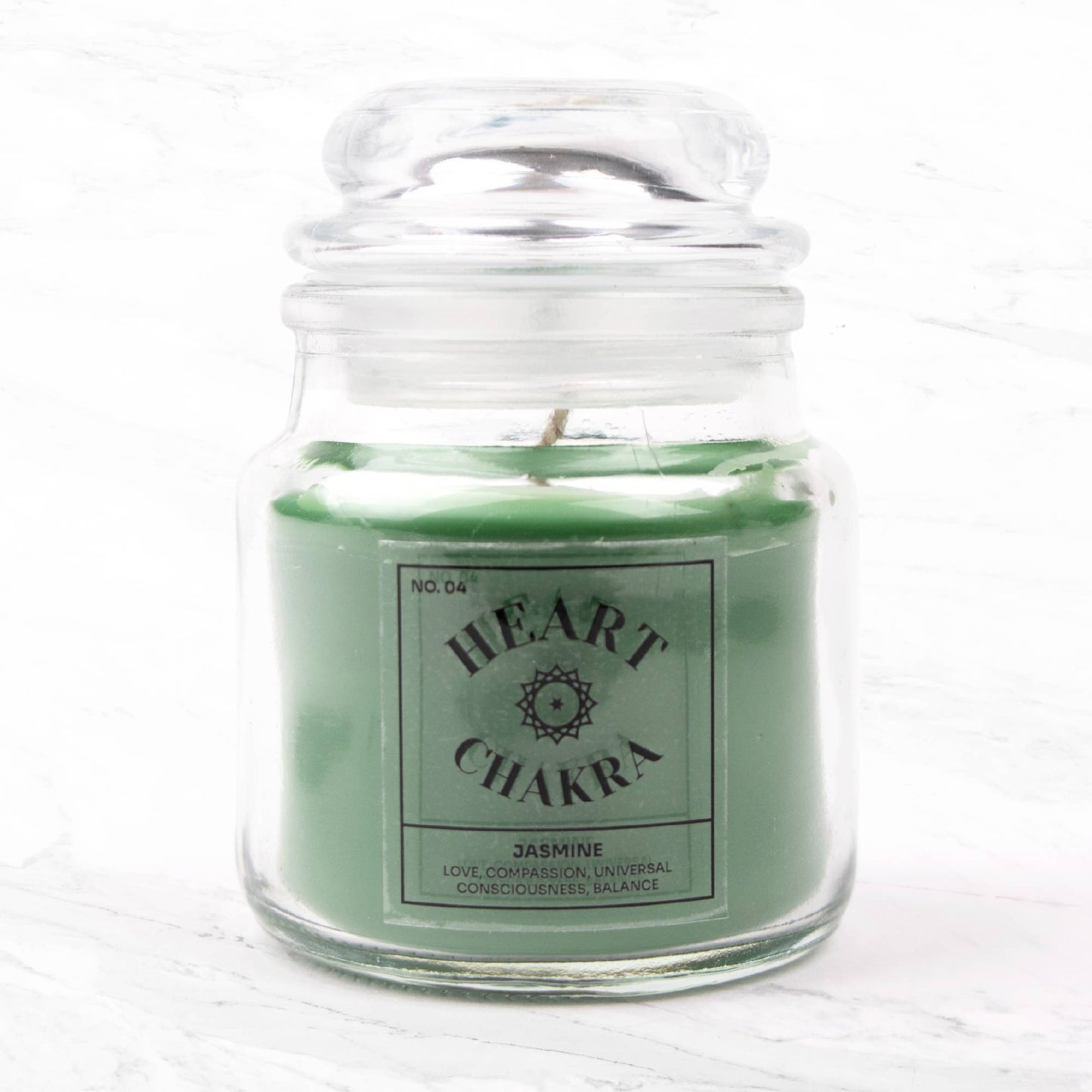 Heart Chakra Jasmine Candle | Soy Wax Candle Ireland - TLC Gifting