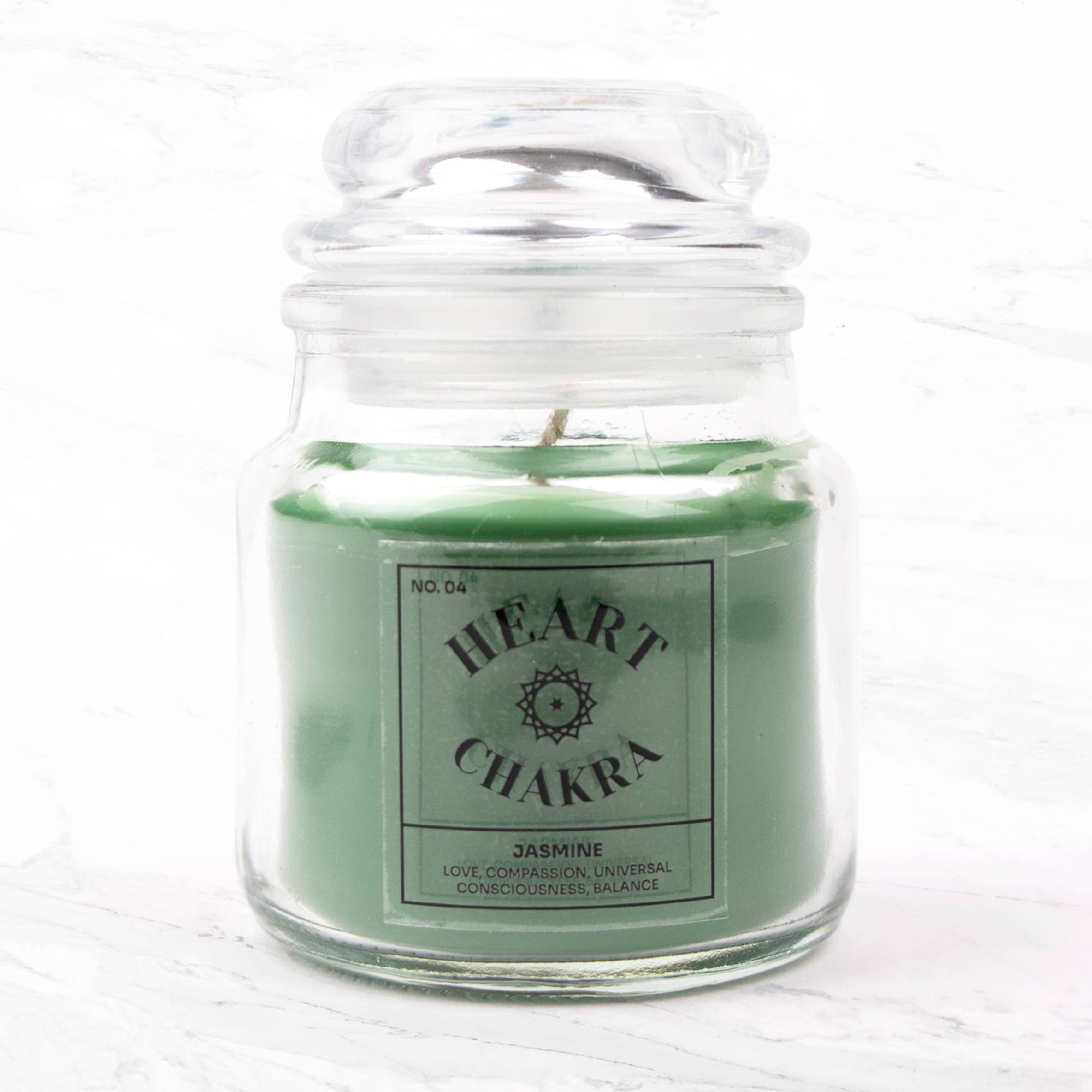 Heart Chakra Jasmine Candle | Soy Wax Candle Ireland - TLC Gifting