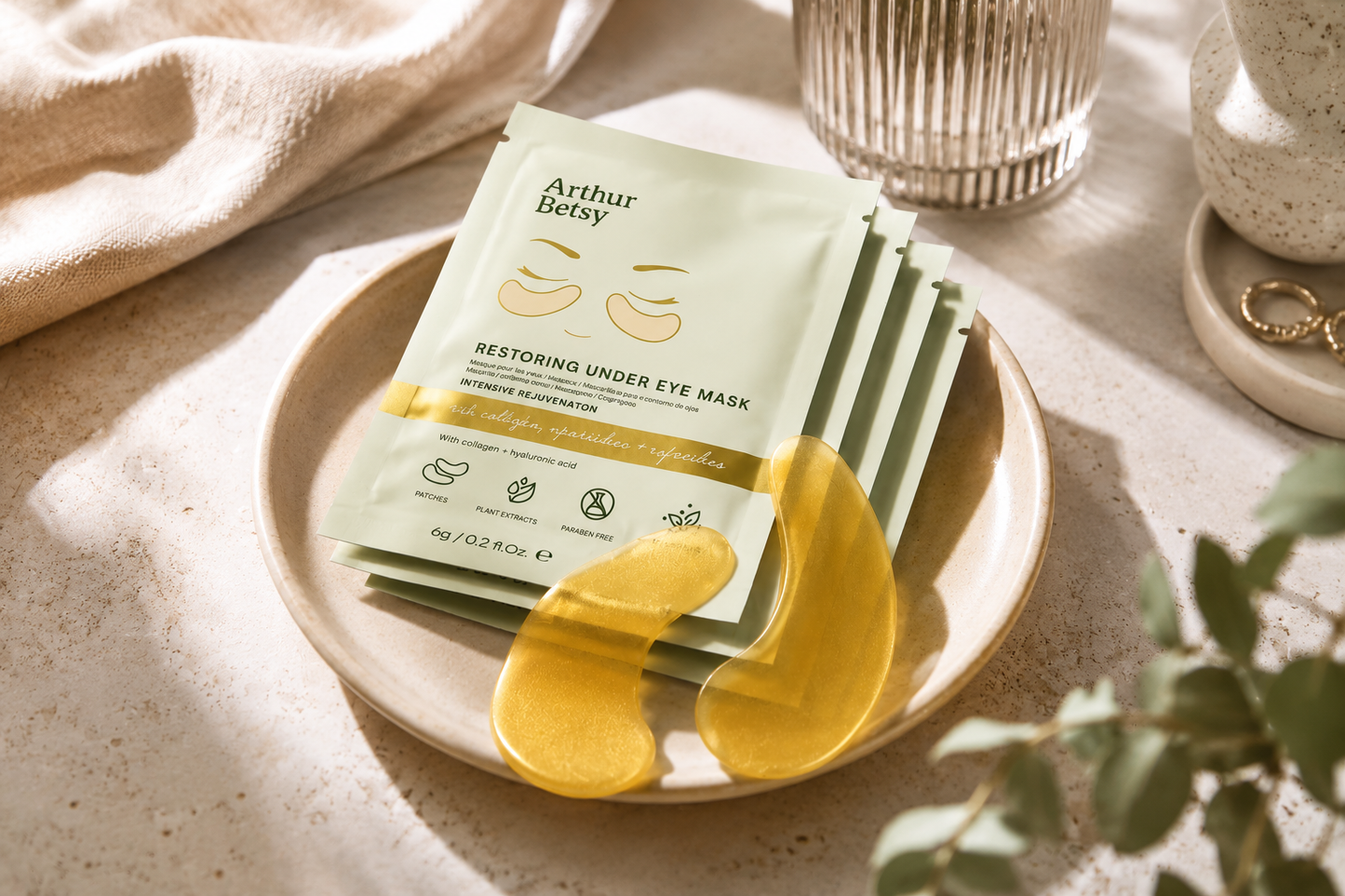 gold collagen under eye patches Ireland